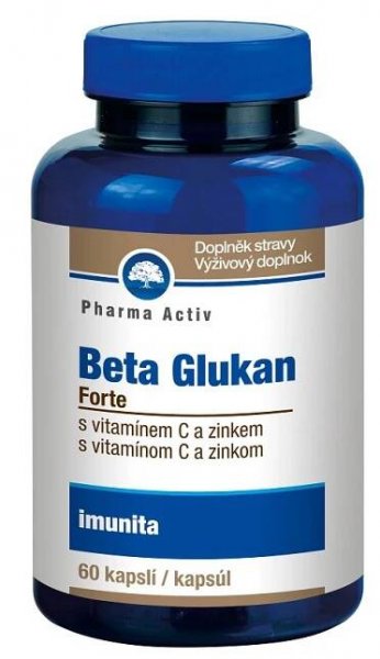 Beta Glukan Forte vitamín C a zinek cps.60