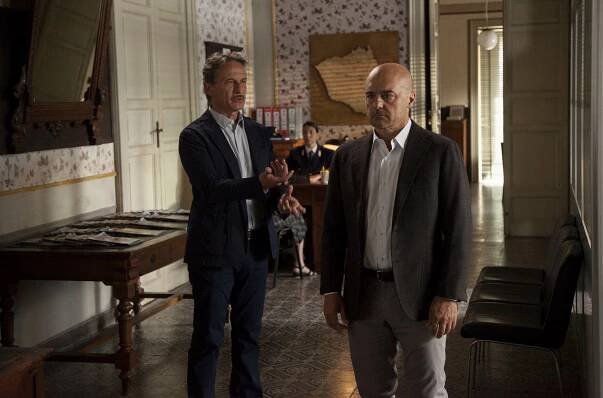 Komisař Montalbano - Záchranná síť - Z filmu - Cesare Bocci, Luca Zingaretti