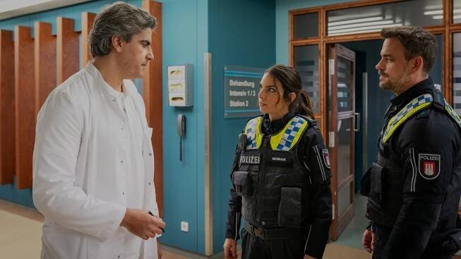 Policie Hamburk - Eiskalt - Z filmu - Atheer Adel, Lilli Hollunder, Marc Barthel