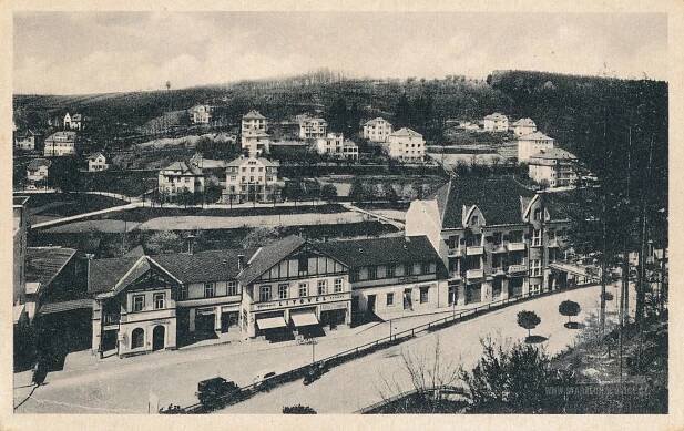 Hotel Litovel, ulice Dr. Veselého - Lázně Luhačovice