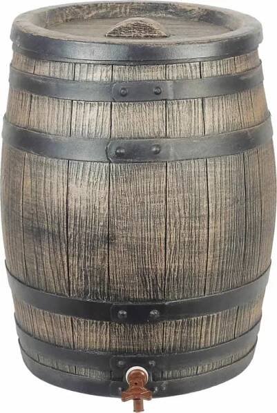 Petromila Nature Sud na dešťovou vodu dřevěný vzhled 120 l 50,5 x 66 cm hnědý