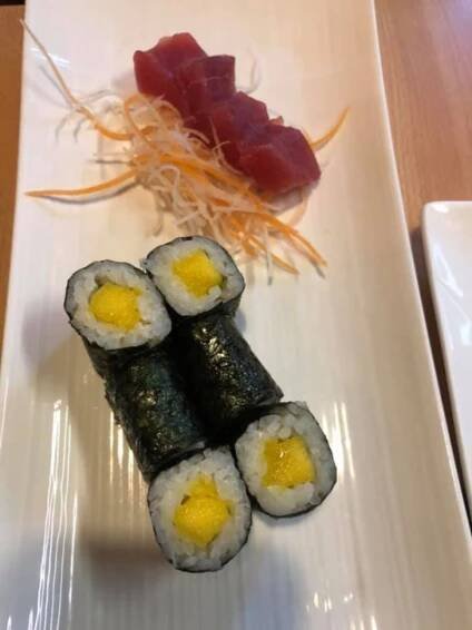 hosomaki with vegetables