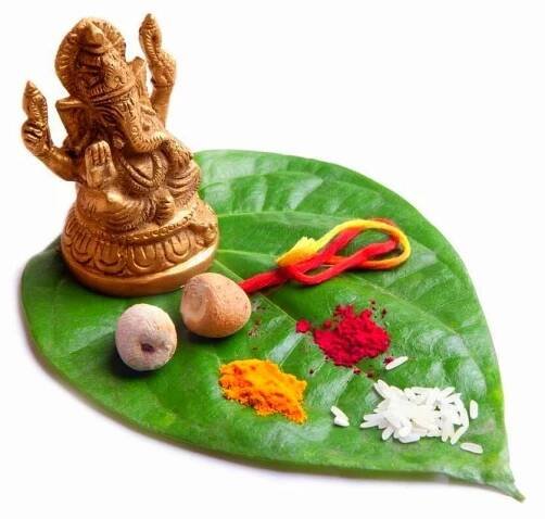 Ganapati with supari