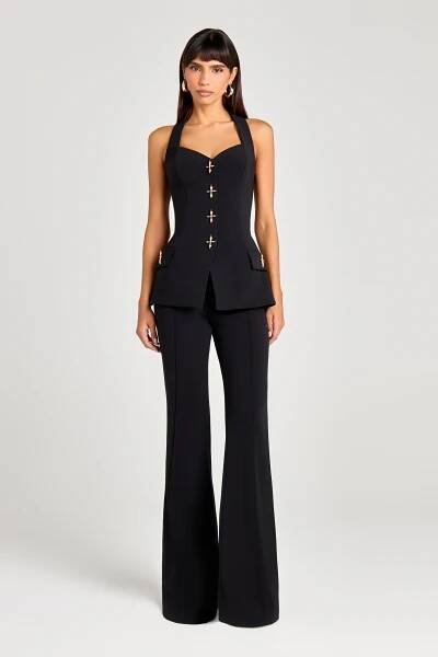 Zoe Black Waistcoat