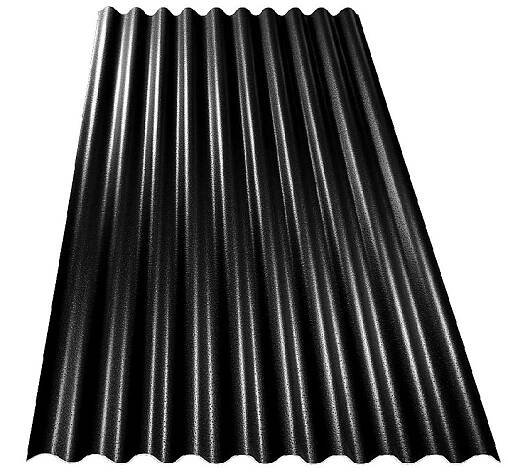 VLNITÁ STŘEŠNÍ DESKA SHELLTEC ANTRACIT - 2,5 x 0,95 m - 2,37 m2