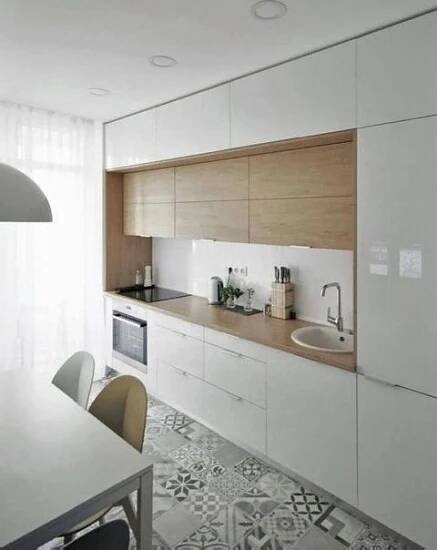 the kitchen is clean and ready for us to use