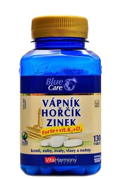 VitaHarmony Vápník Hořčík Zinek+vit.K2+D3 130 tablet