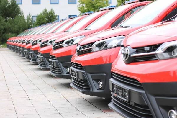 Hasiči převzali vozy Toyota Proace - Flotila
