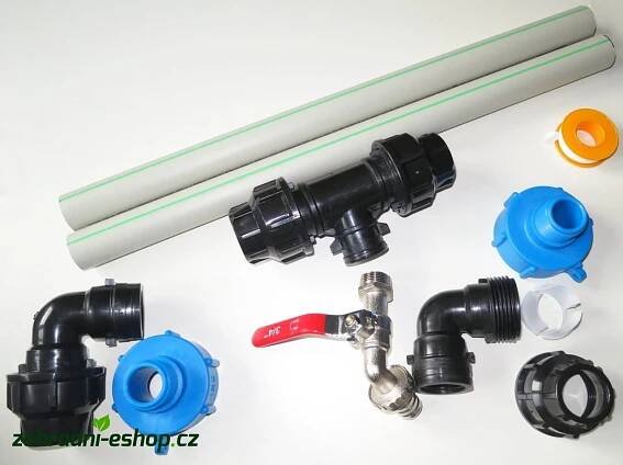 Propojení IBC 2ks - výstupní ventil 3/4" | Dilna24.cz