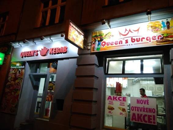 Exteriér - Queen's kebab Vršovice