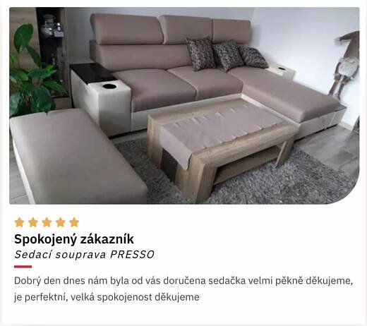 recenze na sedacku nabytok4you