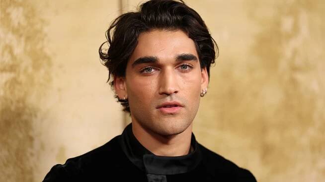 Josh Heuston attends the premiere of 