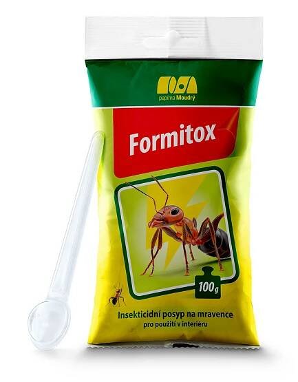 Formitox Extra insekticid k likvidaci mravenců, švábů, rybenek, much, sáček 100 g