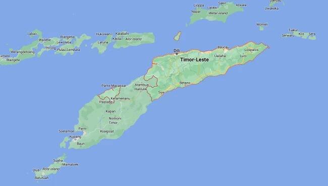 Timor Leste Map