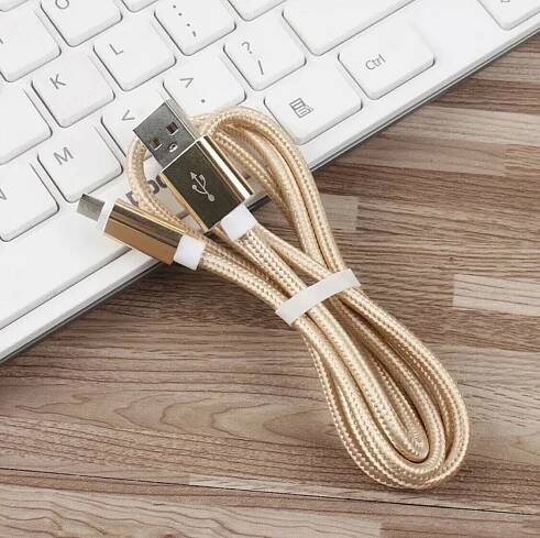 Odolný micro USB rychlá nabíječka datový kabel pro Samsung Android HTC LG lot