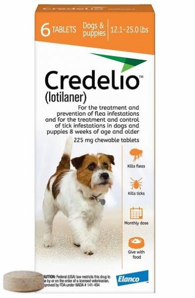 Credelio for dogs packaging