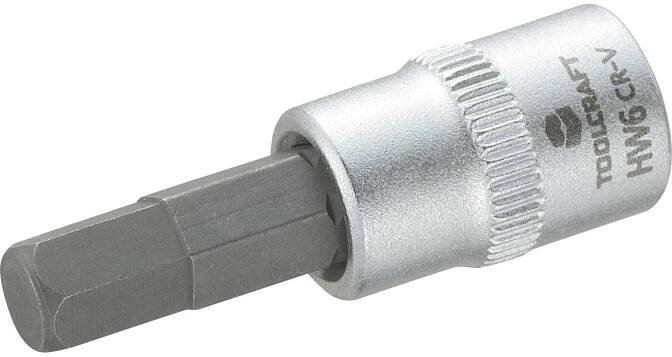 TOOLCRAFT 816071 inbus nástrčný klíč 6 mm 1/4" (6,3 mm)