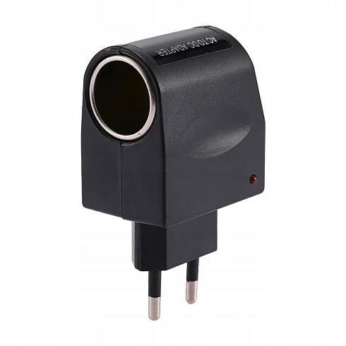 NAPÁJECÍ ADAPTÉR AC NA DC SE ZÁSUVKOU ZAPALOVAČE 12V 500MA