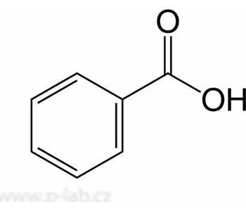 KYSELINA BENZOOVÁ (Čistota: min 99,5 %, p.a., ACS, Balení: 250 g)