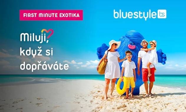 Klíčový vizuál kampaně značky CK Blue Style
