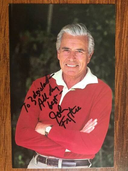 John Forsythe Herec. Fotografie,vlastnoručně podepsaný autentick