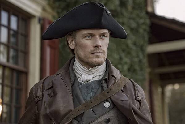 Sam Heughan in 'Outlander'.