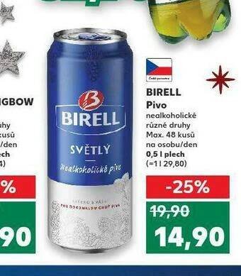 Kaufland Pivo birell nabídka