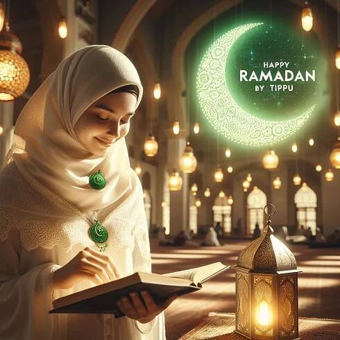 Ramadan Mubarak 2024 Image Girls