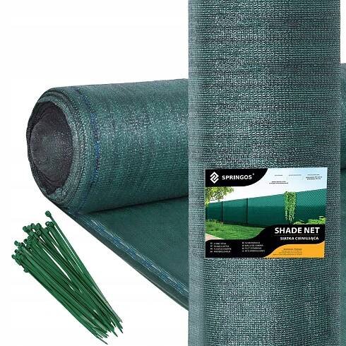 Springos stínící tkanina 90% 1,5 x 50 m zelená SN0019