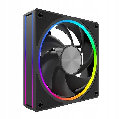 SADA 3 KUSOV TICHÝ ARGB LED VENTILÁTOR PRE POČÍTAČ 120 mm 12V 4PIN 5V Kód výrobcu FAN-HURACAN-ARGB-PWM/3PCS