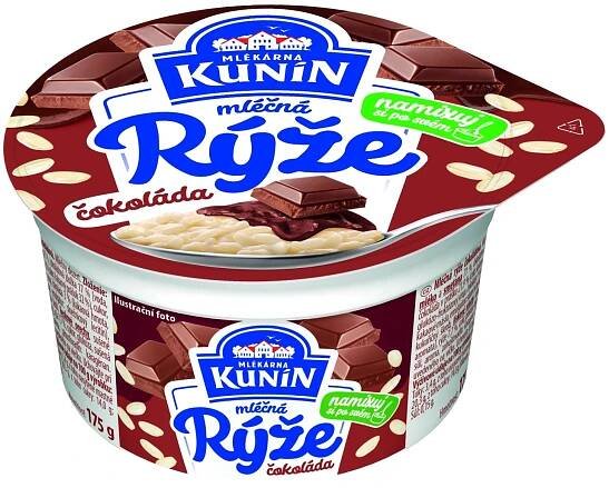 Mlékárna Kunín Mléčná rýže čokoláda