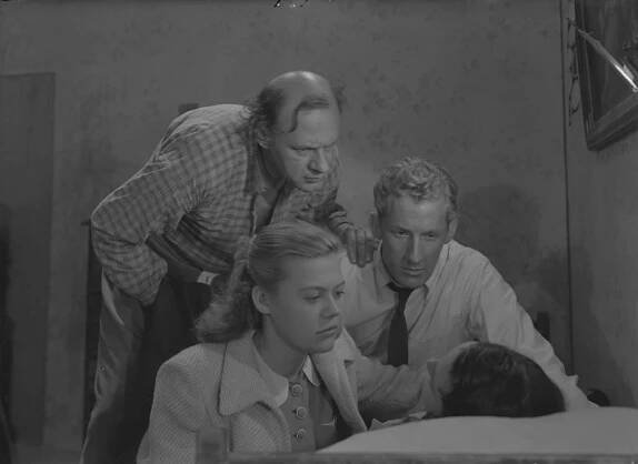Harry Ahlin, Nine-Christine Jönsson, Bengt Eklund - Přístav - Z filmu