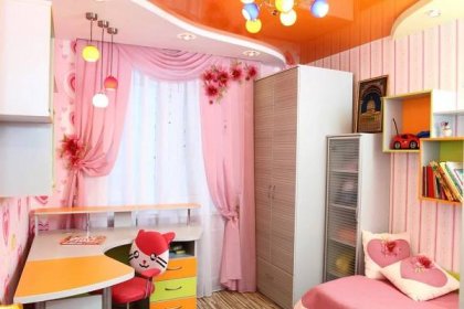 Styly a design záclon v dětském pokoji (59 fotografií): modely v mořském stylu, designové prvky