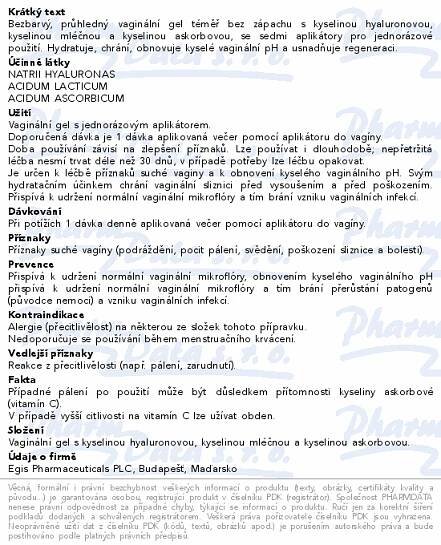 Hydrofemin Plus vaginální gel 7x5g