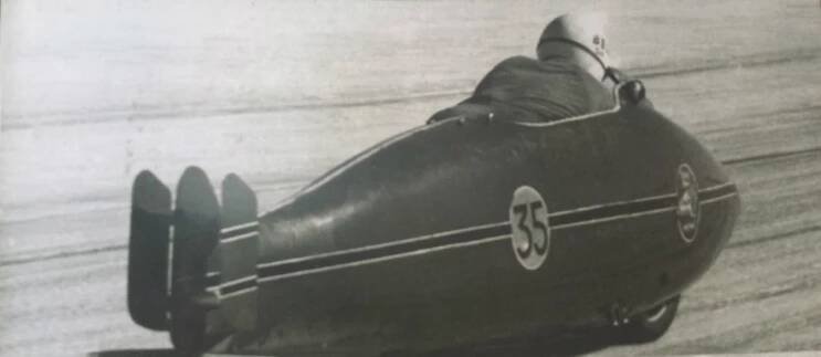 Burt Munro's 1962 record attempts – Permission Munro Family Collection