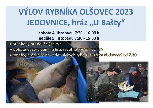 Výlov rybníka Olšovce v Jedovnicích 1