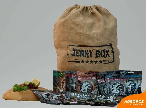 Dárkové balení sušeného masa Indiana Jerky – XL balení