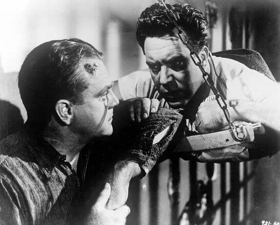 Bílý žár - Z filmu - James Cagney, Edmond O'Brien