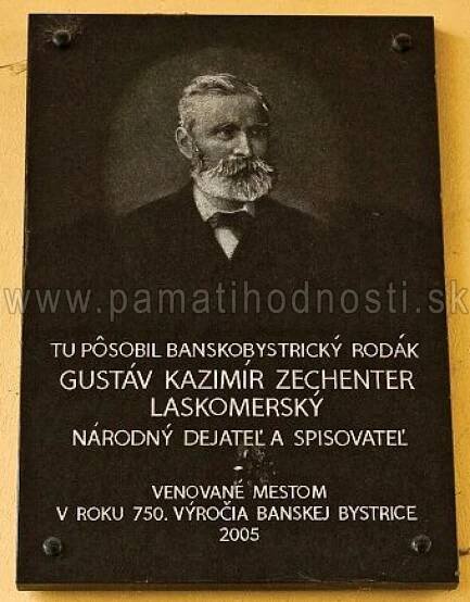 ZECHENTER-LASKOMERSKÝ, Gustáv Kazimír