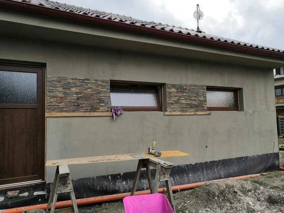 Obklad břidlice - Fasáda a venkovní omítka | Modrastrecha.cz