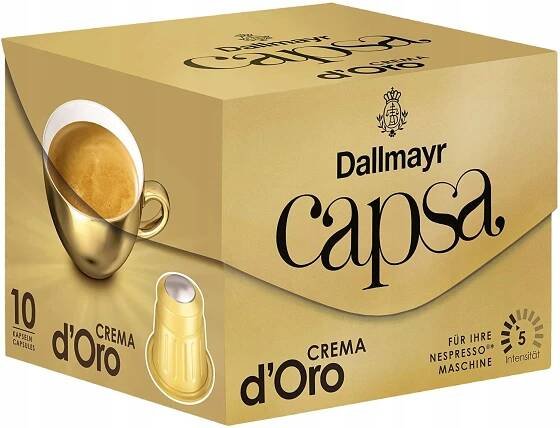 Kapsle DALLMAYR NESPRESSO Crema d'Oro 10ks Kód výrobce 4008167011200