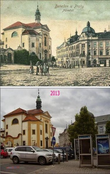 RETRO: Benešov včera a dnes. Co se za dobu mezi jednotlivými snímky změnilo?