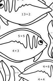 Omalovánka Nosorožčí ryba - množit a kreslit pro dospělé