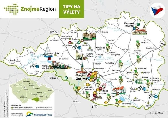 ZnojmoRegion má své vlastní MAPY!
