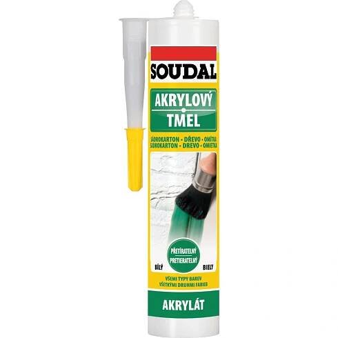 Soudal Akrylový tmel hnědý 280 ml