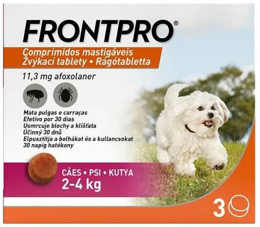 FRONTPRO 2-4 kg žvýkací tablety pro psy PC: 700,- - Psi a potřeby pro chov
