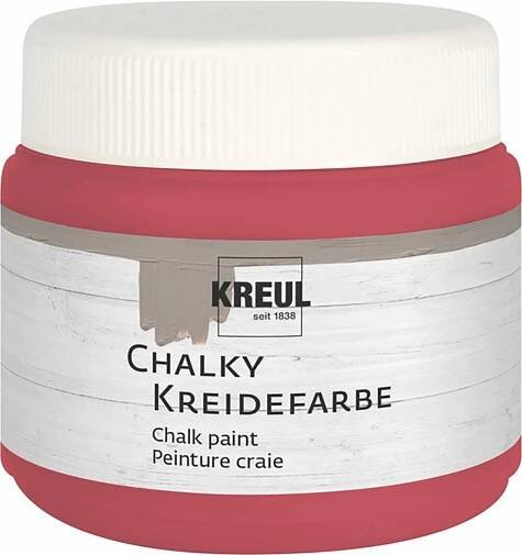 Křídová barva CHALKY PAINT 150 ml PŘÍJEMNÁ ČERVENÁ | Kreativní svět