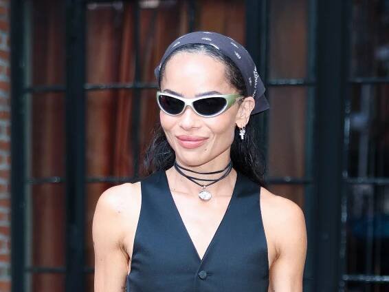 Zoë Kravitz Made Frilly Florals and Ballet Flats Look Effortlessly Sexy