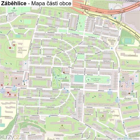 Záběhlice - mapy | Kurzy.cz