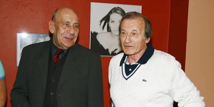 Miroslav Moravec na snímku s Radkem Brzobohatým. 